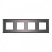 Рамка на 4 постa, гор/верт. цвет graphite
