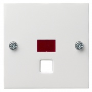 Накладка для шнурового выключателя Gira белый матовый