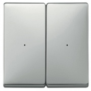 Клавишный блок для 2-клавишного модуля выключателя(mtn568199) System Design Merten сталь