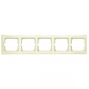 Рамка ABB Basic 55 5 постов цвет шампань (2515-93)