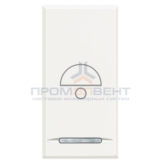 Axolute Клавиши с символами для системы автоматизации для 1 функции - 1 модуль, Колокольчик, цвет бе