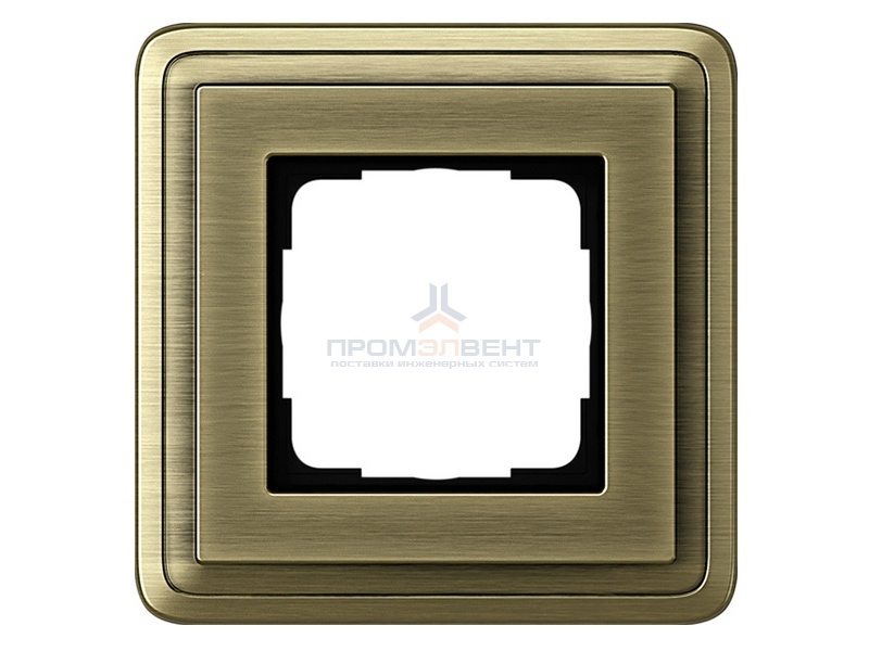 Рамка 1-ая Gira ClassiX Бронза/Бронза