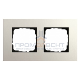 Рамка 2-ая Gira Esprit Linoleum-Multiplex Светло-серый