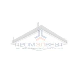 Светодиодный светильник "ВАРТОН" грильято подвесной 1188*180*50мм 36 ВТ 4000К с планками для подвеса С РАМКОЙ