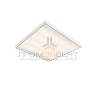 Светодиодный светильник "ВАРТОН" офисный встраиваемый/накладной 595*595*50мм 36 ВТ 2700К с микроволновым датчиком движения