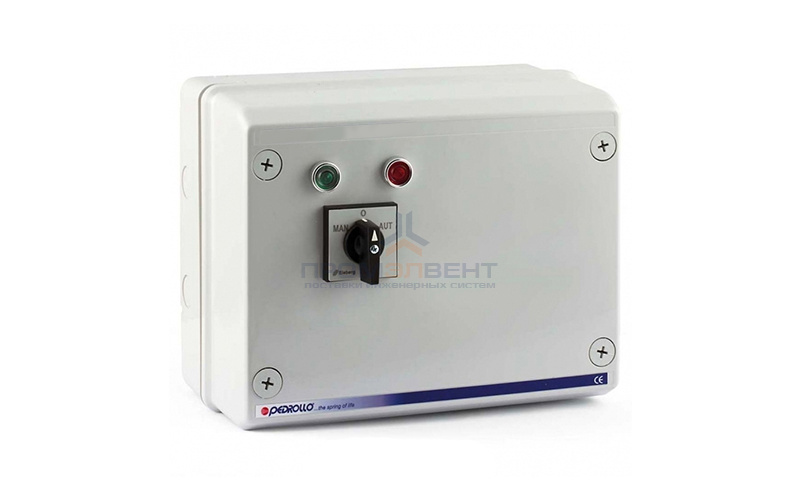 Пульт управления Pedrollo QET 2500 - 18,5 кВт (трехфазный, 45 А)