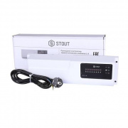 Контроллер термостатических клапанов проводной STOUT L-5 (на 8 зон управления, 230В)