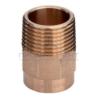 Переход на наружную резьбу Viega R4 94243G - 22 x 1"