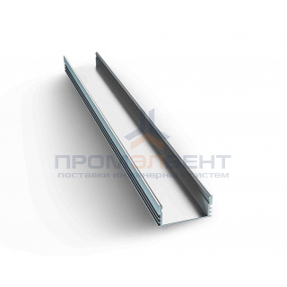 08-09-01 Профиль алюминиевый прямой глубокий для светодиодной ленты, 1м. (3013)