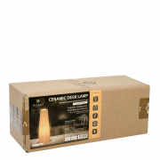 18-018 Светильник декоративный, настольный, "Для дома", керамический, Е14 25Вт, 220В, размер: 10*10*27 см.