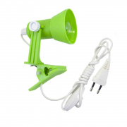 НДБ 61-15-003 "Прищепка", свет-к, Е14, 220В,15Вт, IP20, цвета: бел/чер/жел/син/крас/зел., провод1,7м