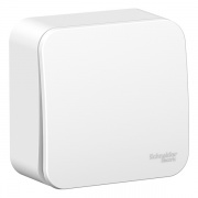 Выключатель 1-клавишный (cх.1) Blanca Schneider Electric 10А 250В белый изол.пластина