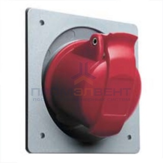 Розетка встраиваемая угловая ABB 316 RAU6 IP44 16A 3P+E