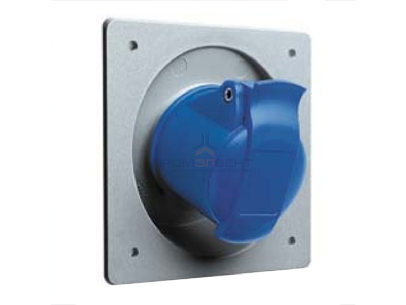 Розетка встраиваемая угловая ABB 232 RAU6 IP44 32A 2P+E