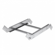 Угол вертикальный шарнирный 100х300 универсальный, цинк-ламельный