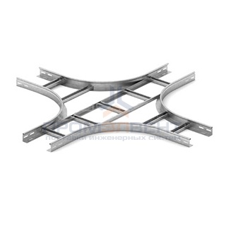 Крестообразный разветвитель для лестничного лотка НЛО 400х100х3000 OSTEC