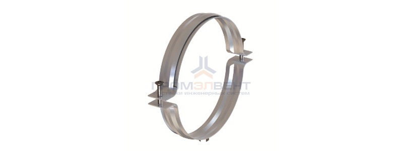 Хомут для тяжелых нагрузок 250мм, без изоляции