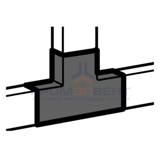 Тройник 40x40мм Legrand METRA