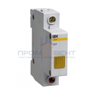 Сигнальная лампа ЛС-47 220В желтая (неон) ИЭК