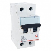 Автоматический выключатель Legrand TX3 C50A 2П 6kA (автомат)