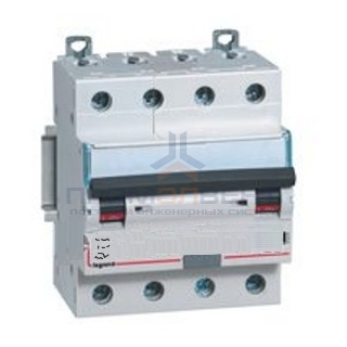 Дифавтомат Legrand DX3 АВДТ 4П C20А 300MA тип AC 4 модуля