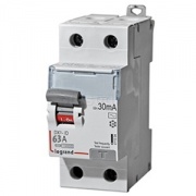УЗО Legrand DX3 ВДТ 2П 63А 30мА тип AC
