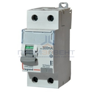 УЗО Legrand DX3 ВДТ 2П 25А 300мА тип AC