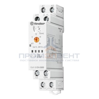 Реле многофункциональное шаговое/моностабильное со сбросом, 1NO 16A 24В АC/DC на DIN-рейку