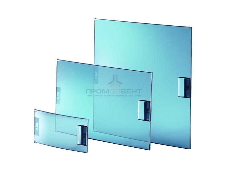 Дверь зеленая 8 модулей ABB Mistral41 в нишу