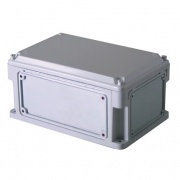 Корпус пластиковый общего назначения IP67, 300x200x146 (высота крышки 21), стенки с выбивными фланца