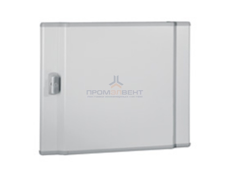 Дверь металлическая выгнутая для шкафов Legrand XL3 160-400 высотой 450мм 2 рейки