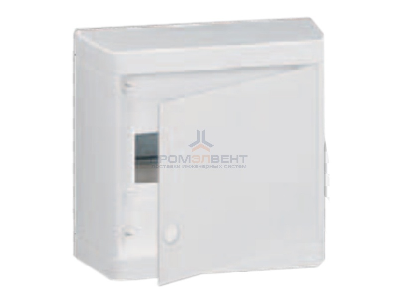 Щит Legrand Nedbox накладной на 8 модулей с шинами N+PE с белой дверью